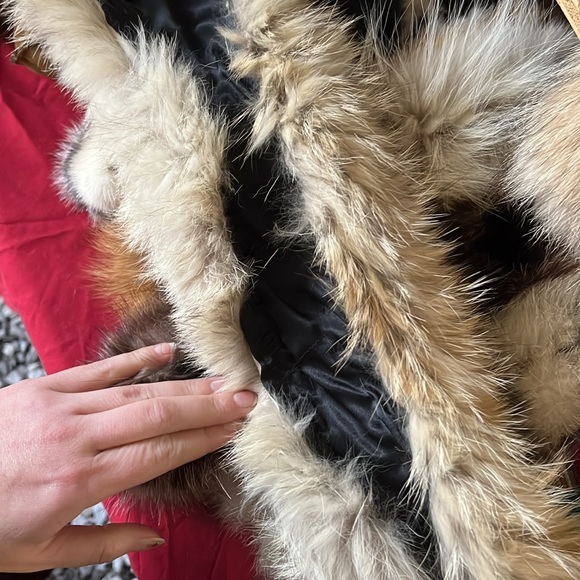 Handmade real wolf fur headband - Picture 5 of 6